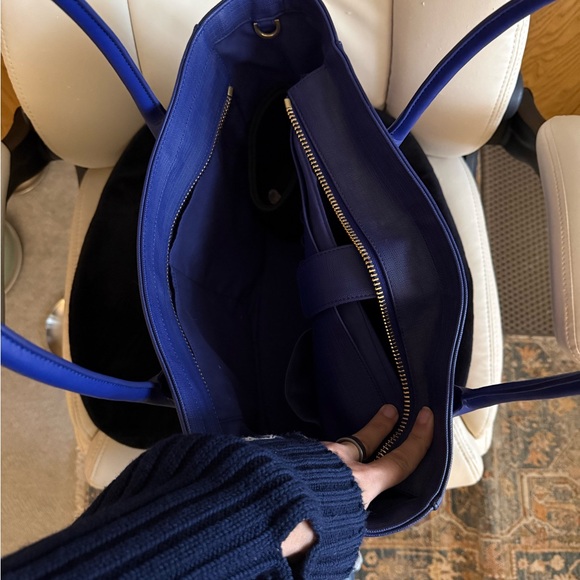 Dagne Dover Blue Signature Legend Tote - Picture 4 of 5